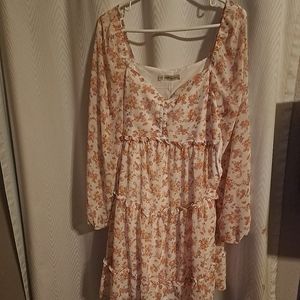 NWT Dress with flowers